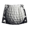 Golf Ball Breaking Wall Print Mesh Shorts