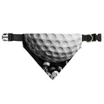 Golf Ball Breaking Wall Print Over The Collar Dog Bandana