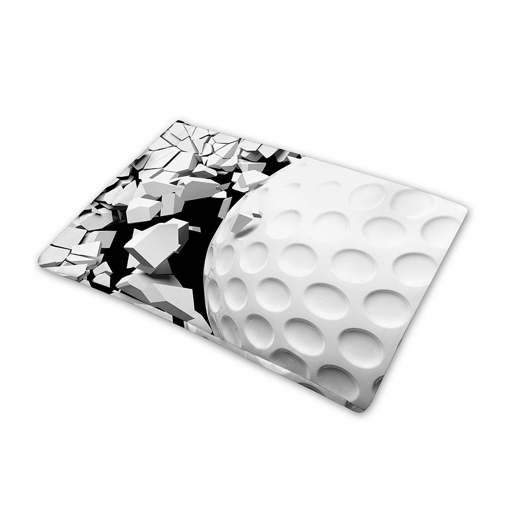 Golf Ball Breaking Wall Print Pet Cooling Mat Cover