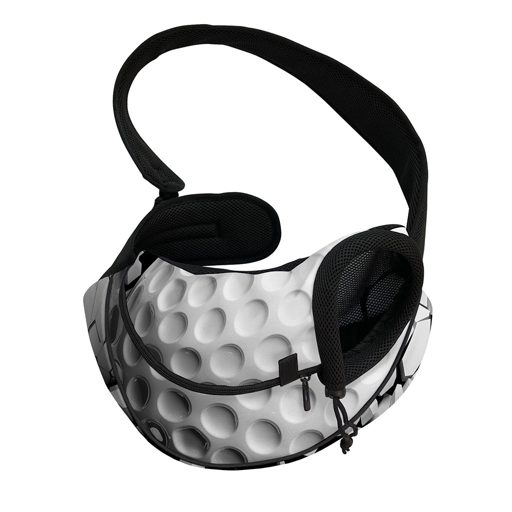 Golf Ball Breaking Wall Print Pet Sling Carrier
