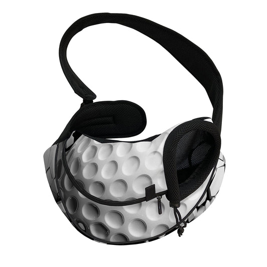 Golf Ball Breaking Wall Print Pet Sling Carrier