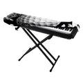 Golf Ball Breaking Wall Print Piano Keyboard Cover