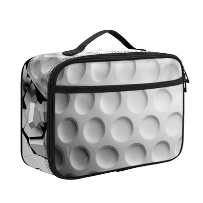Golf Ball Breaking Wall Print Portable Lunch Bag