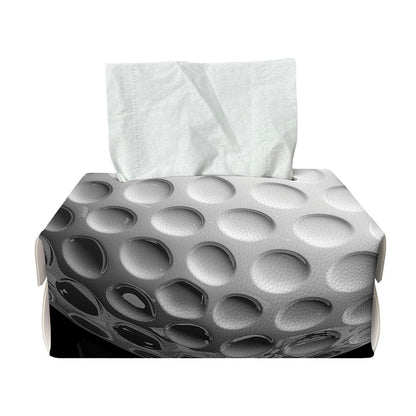 Golf Ball Breaking Wall Print Rectangle Tissue Box Cover