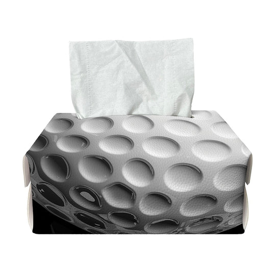 Golf Ball Breaking Wall Print Rectangle Tissue Box Cover
