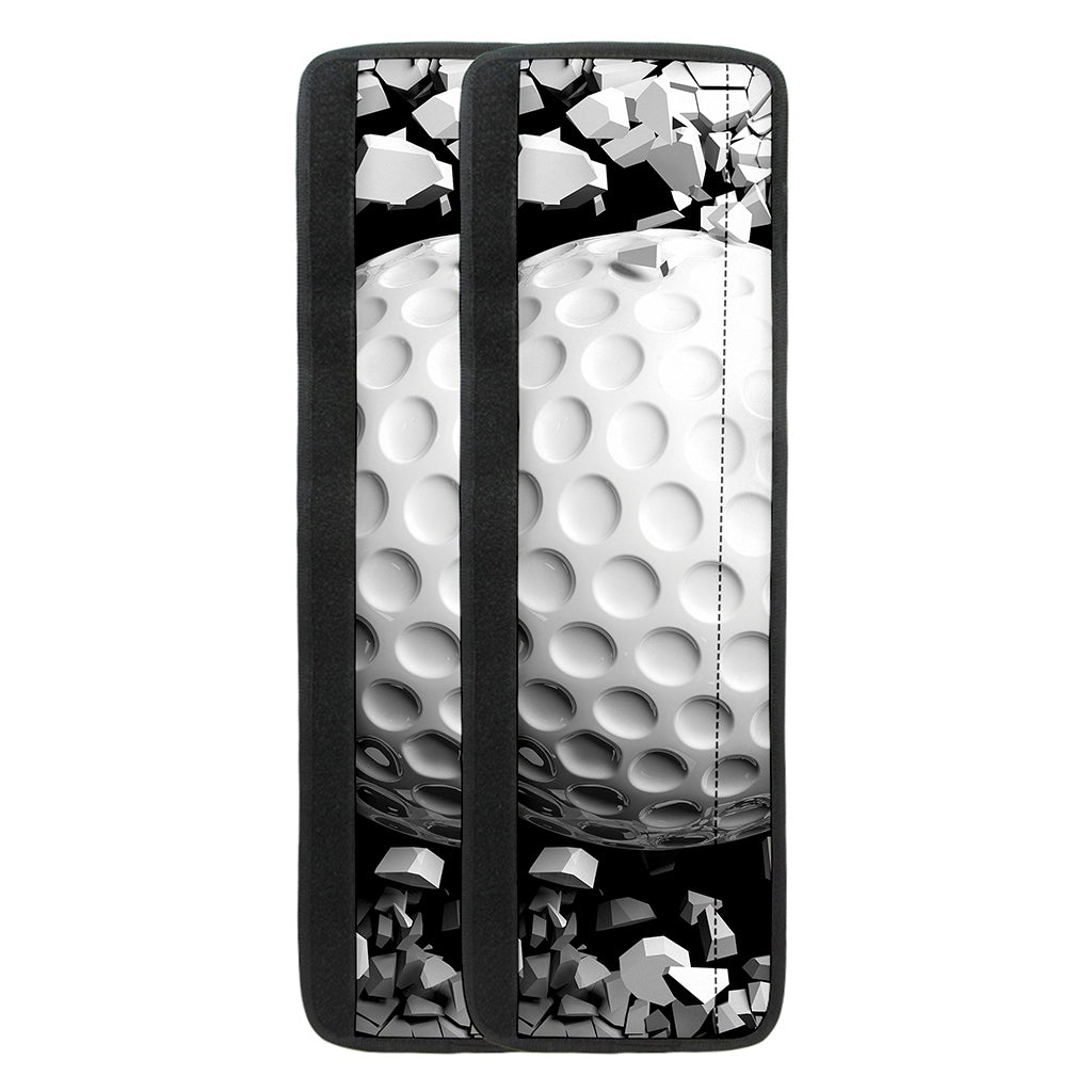 Golf Ball Breaking Wall Print Refrigerator Handle Covers