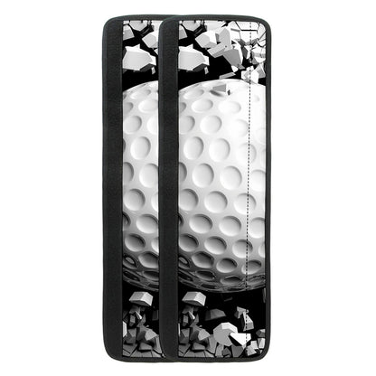 Golf Ball Breaking Wall Print Refrigerator Handle Covers