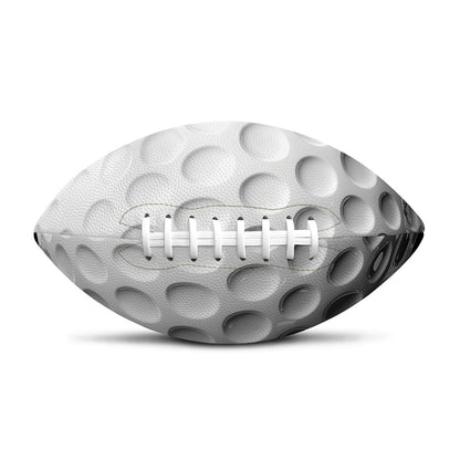 Golf Ball Breaking Wall Print Rugby Ball