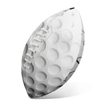 Golf Ball Breaking Wall Print Rugby Ball