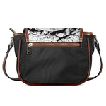 Golf Ball Breaking Wall Print Saddle Bag