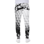 Golf Ball Breaking Wall Print Scuba Joggers