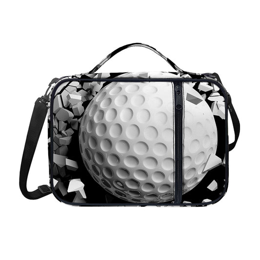 Golf Ball Breaking Wall Print Shoulder Strap Bible Bag