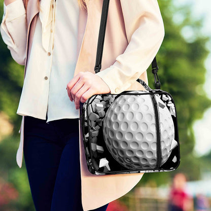 Golf Ball Breaking Wall Print Shoulder Strap Bible Bag
