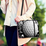 Golf Ball Breaking Wall Print Shoulder Strap Bible Bag