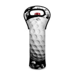 Golf Ball Breaking Wall Print Single Neoprene Wine Tote