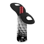 Golf Ball Breaking Wall Print Single Neoprene Wine Tote