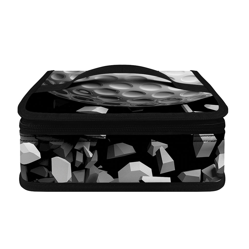 Golf Ball Breaking Wall Print Small Lunch Bag