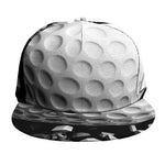 Golf Ball Breaking Wall Print Snapback Cap