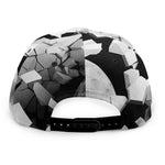 Golf Ball Breaking Wall Print Snapback Cap