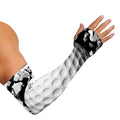 Golf Ball Breaking Wall Print Sun Protection Arm Sleeves