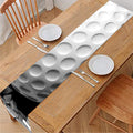 Golf Ball Breaking Wall Print Table Runner