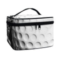 Golf Ball Breaking Wall Print Travel Makeup Bag