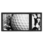 Golf Ball Breaking Wall Print Trifold Wallet