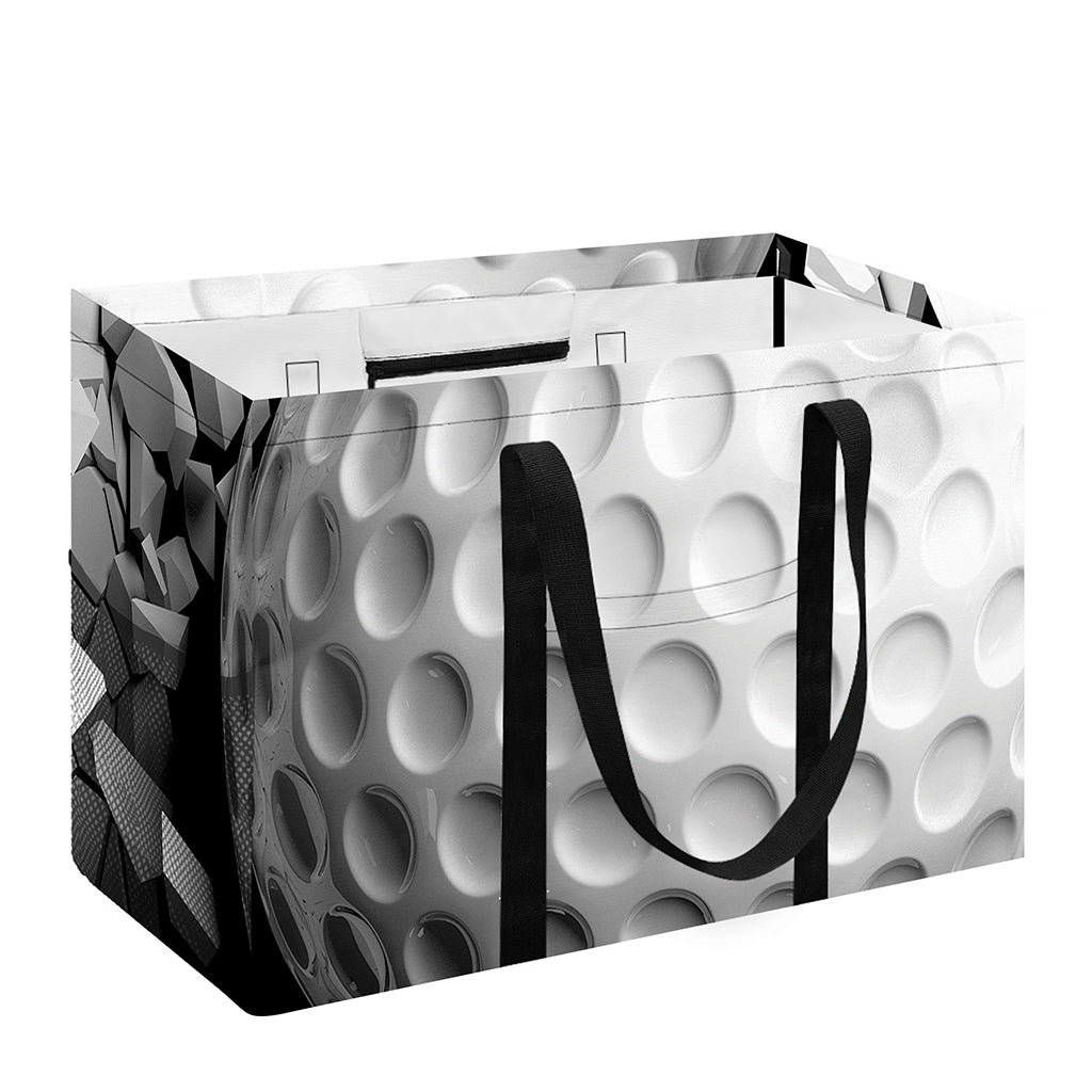 Golf Ball Breaking Wall Print Utility Tote Bag