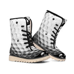 Golf Ball Breaking Wall Print Winter Boots