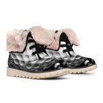 Golf Ball Breaking Wall Print Winter Boots
