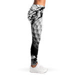 Golf Ball Breaking Wall Print Women's Leggings