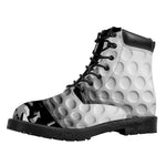Golf Ball Breaking Wall Print Work Boots