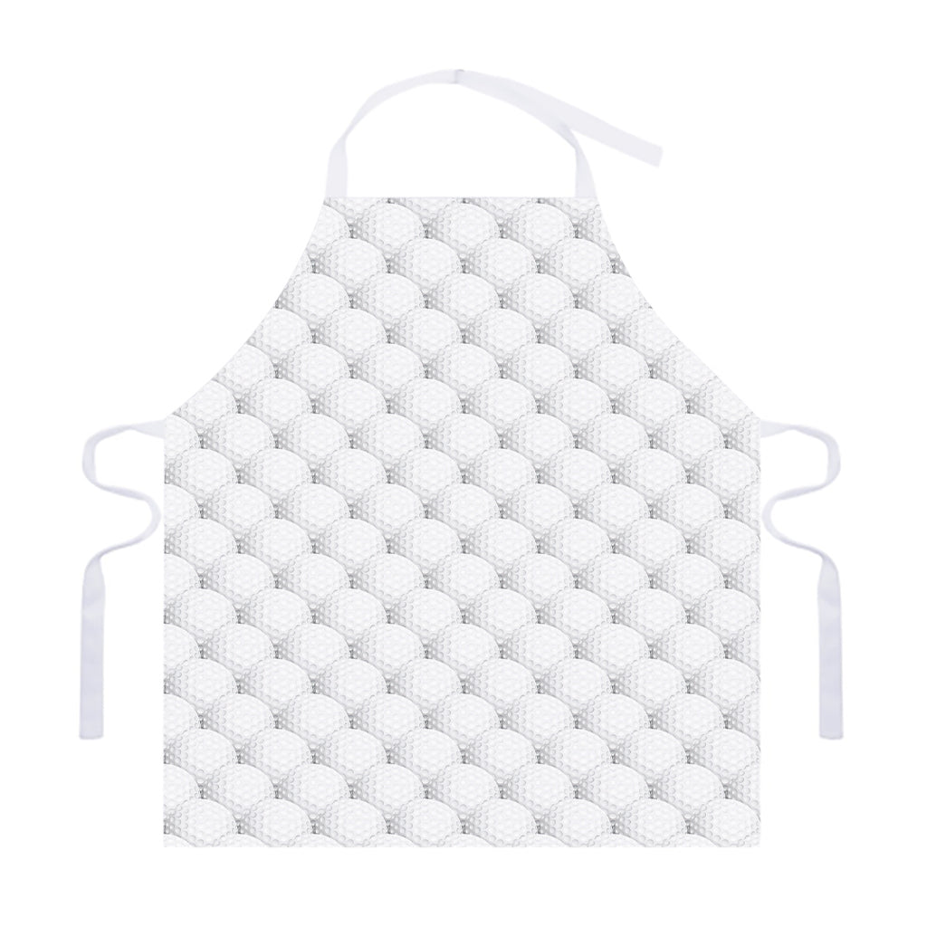 Golf Ball Pattern Print Adjustable Apron