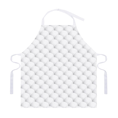 Golf Ball Pattern Print Adjustable Apron