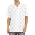Golf Ball Pattern Print Aloha Shirt