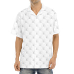 Golf Ball Pattern Print Aloha Shirt