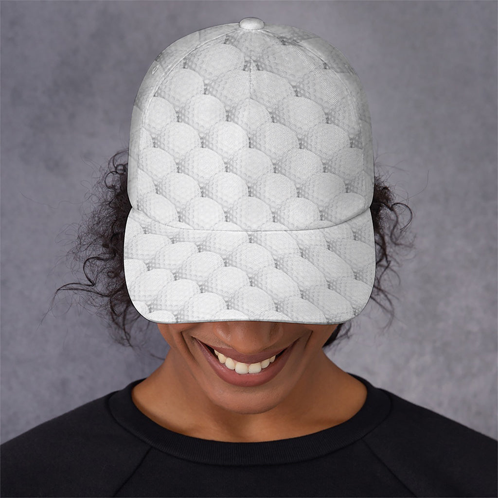 Golf Ball Pattern Print Baseball Cap