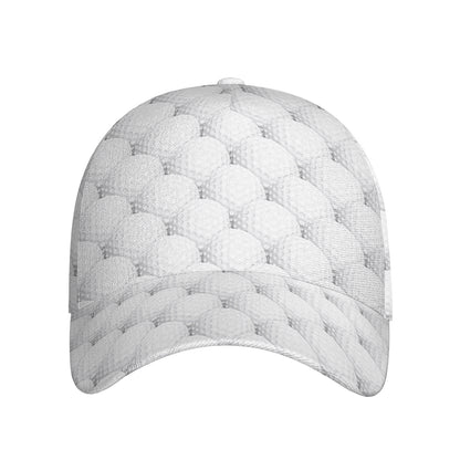 Golf Ball Pattern Print Baseball Cap
