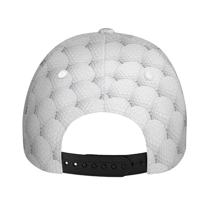 Golf Ball Pattern Print Baseball Cap