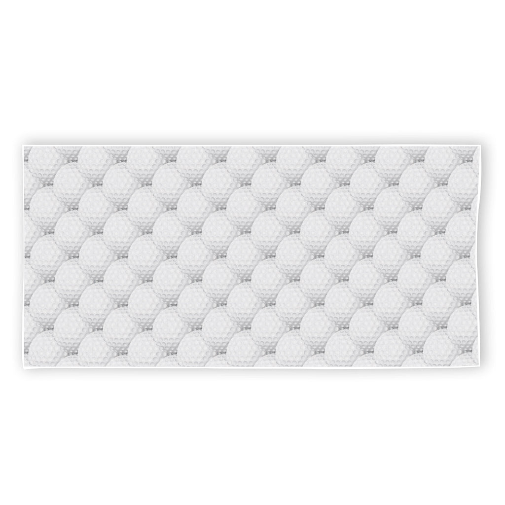 Golf Ball Pattern Print Beach Towel