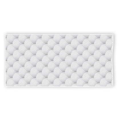 Golf Ball Pattern Print Beach Towel