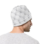 Golf Ball Pattern Print Beanie