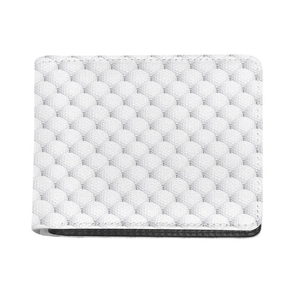 Golf Ball Pattern Print Bifold Wallet