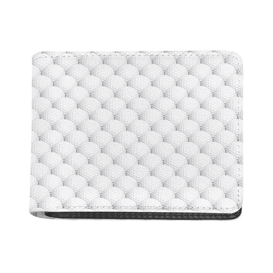 Golf Ball Pattern Print Bifold Wallet