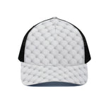 Golf Ball Pattern Print Black Mesh Trucker Cap