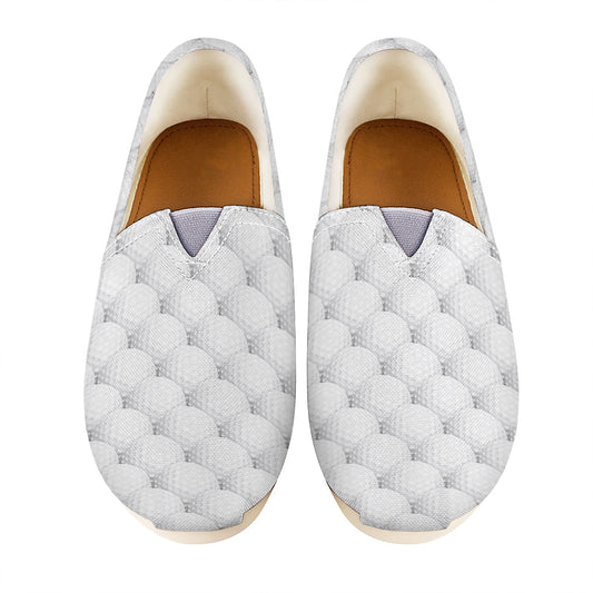 Golf Ball Pattern Print Casual Shoes