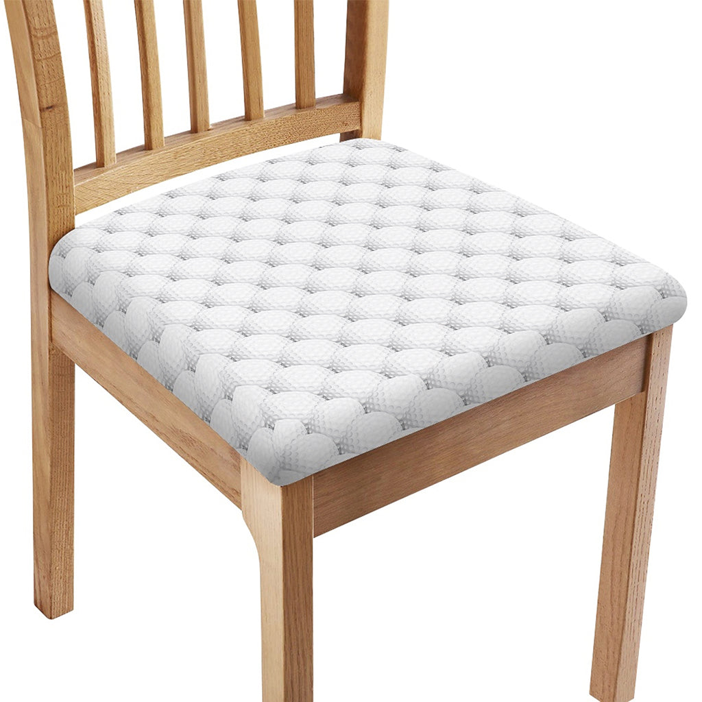 Golf Ball Pattern Print Chair Cushion Cover