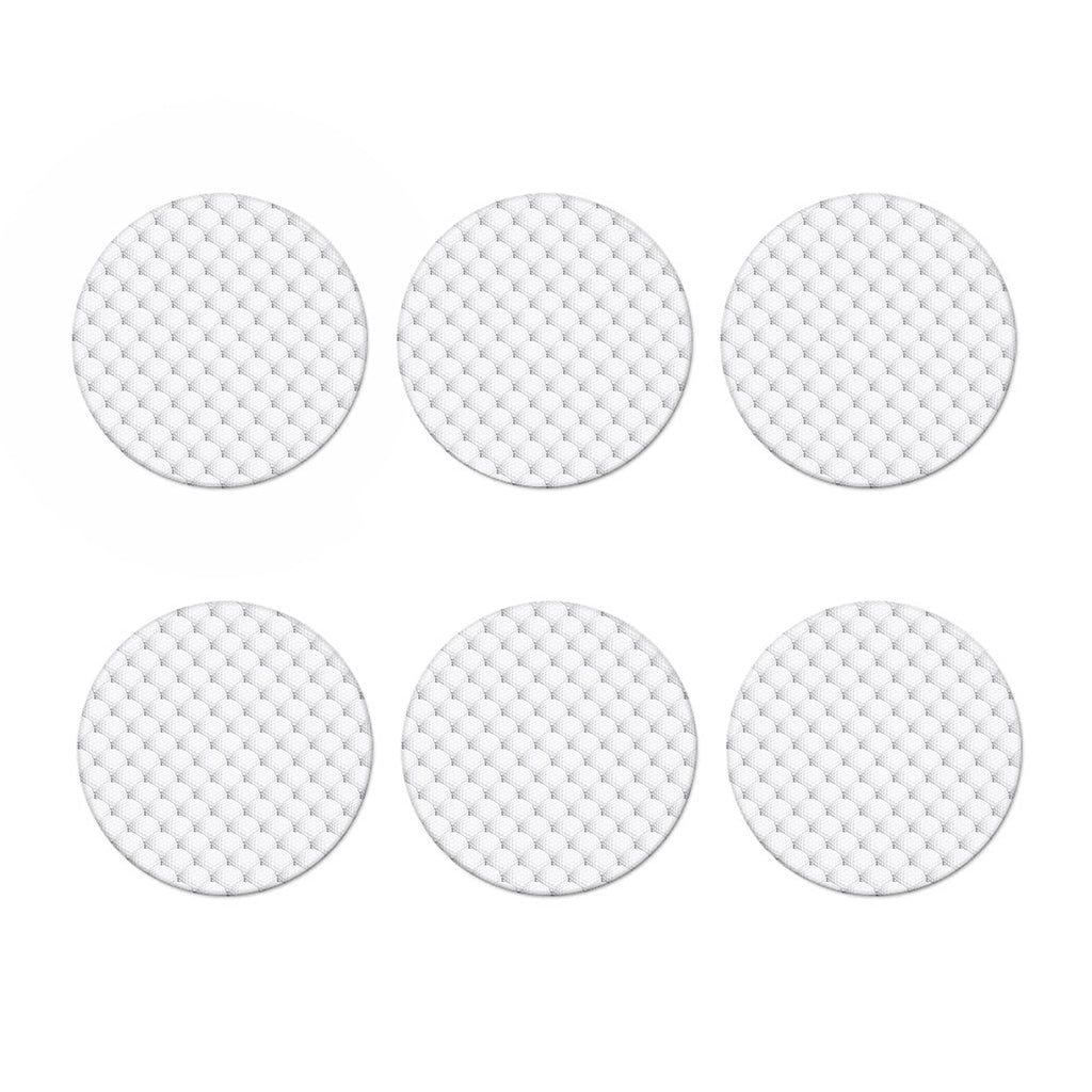 Golf Ball Pattern Print Coaster Set