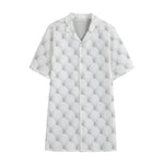 Golf Ball Pattern Print Cotton Hawaiian Shirt