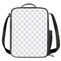 Golf Ball Pattern Print Crossbody Lunch Bag